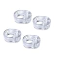 Door Stopper 4 Pieces PVC Door Handle Stopper Door Buffer Silicone
