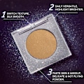 Miniatyrbillede 2 af 5: 3 stk. Monokrom øjenskyggepalette øjenskygge glitterpulver perle øjenskygge