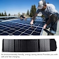 Miniatyrbillede 7 af 8: Foldbar Solpanel Vandtæt Bærbar 4 Foldbar Solpanel Batterilader til Camping Udendørs 100W 18V