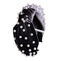 Miniatyrbild 1 av 5: Hårband för kvinnor Pärlhårband - 1 st Vridet Falskt Pärl Sammet Hårband Elegant Bling Hårclips Hårsnålar Hårkläder Barrette Stylingverktyg