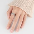 Miniatyrbilde 5 av 5: Anti-angstringer for kvinner, menn og unisex - Justerbar stabelbar spinnring