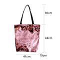 Miniatyrbilde 2 av 5: Sequin Tote Bag Stor Håndveske Mote Handlepose for Kvinner