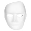 Miniatyrbild 2 av 2: 5 st Vit Mask Vuxen Blank DIY Ritning Mask Halloween Kostymfest Tillbehör (Man)