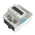 Miniatyrbild 4 av 4: Digital LCD 3-fas 4-tråds DIN-skena Elmätare Elektronisk KWh-mätare (10(40)A)