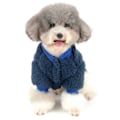 Miniatyrbillede 7 af 7: Tyk tykkelse to-ben flanel hund mode sweater hund kat tøj