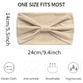 Miniatyrbilde 2 av 6: 6 stk Hodebånd for Kvinner Boho Bredt Hodebånd Knutet Hode Wraps Turbaner Hårtilbehør