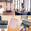 Miniatyrbilde 6 av 6: Laptopveske for kvinner, 13,3/14 tommers laptopveske, Ultra-tynn dataveske for kvinner