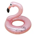 Miniatyrbilde 1 av 5: Oppblåsbar Flamingo Badeflåte for Bassengfest, Passer for Barn og Voksne