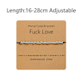 Miniatyrbillede 2 af 5: Morse Code Armbånd til Kvinder, Venskab Inspirerende gaver til Kvinder Mor Kone Veninde Bedste Veninde Søster Bedstemor