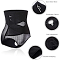 Miniatyrbillede 5 af 7: Dame Butt Lifter Shapewear Højtaljet Dobbelt Mavekontrol Panty Talje Træner Kropsformer