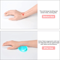 Miniatyrbillede 2 af 5: Ergonomisk silikone håndledsmusmåtte, transparent håndledsmåtte, hjerteformet gennemsigtig kølig håndpude