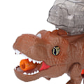 Miniatyrbillede 4 af 8: Blødt Boldskydespil Legetøj Dinosaur Formet 5000 stk. Tørre Bolde Skydespil Legetøj med Briller Brun