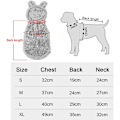 Miniatyrbillede 3 af 6: Vintervarme Små Hunde Pyjamasjakker til Hvalpe, Sød Kanin Design Pet PJS Jumpsuit, Blød Fleece Hoodie Tøj