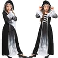 Halloween jentes skjelett spøkelseskostyme L