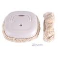 Miniatyrbillede 2 af 2: Multifunktionel USB-opladelig Smart Rengøringsmaskine Husholdningsgulvfejemoppe Robot Beige