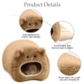 Miniatyrbillede 3 af 7: Rotte Hamster Varmt Seng Hus Cusion Fleece Hytte Hængende Hængekøje Sød Legetøj Rede til Mini Lille Dyr