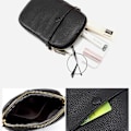Miniatyrbild 5 av 7: Crossbodyväska för kvinnor, axelväska i läder, mobiltelefonväska, liten crossbody, justerbar axelrem, mobilväska, plånbok, handväska för kvinnor