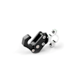 Miniatyrbillede 2 af 2: Buckle Folding Hook Stærk Leje Aluminium Legering Foldbar Krog til Motorcykel Scooter Cykel SORT