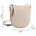 Miniatyrbild 2 av 5: Crossbodyväska för kvinnor, axelväska i ko-läder, mobiltelefonväska, liten crossbody, justerbar axelrem, mobilväska, plånbok för kvinnor