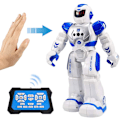 Miniatyrbild 1 av 8: Smart Robot Leksak för Barn, Geststyrning Sjungande Gående Dansande Robot för Pojkar Flickor, Intelligent Programmerbar Smart Fjärrstyrd Robot Kit Leksaker
