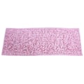 Miniatyrbillede 2 af 2: Chenille Anti-slip Vandabsorberende Skridsikker Måtte Badeværelse Stue (Pink)