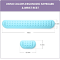 Miniatyrbillede 2 af 6: Håndledsstøtte i memory foam Blød gel ergonomisk musmåtte håndledsstøtte tastatur mus håndledsstøttesæt