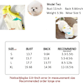 Pikkukuva 4 / 6: Liivit ja henkselit koiran vaatteet kesä lemmikkieläinten vaatteet kissa bichon Fa taistelu Pomeranian pentu vaatteet