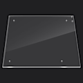 Miniatyrbild 4 av 8: Öppen Ram Transparent Akryl Överlock Datorhölje DIY Bas Stativ för ITX Moderkort