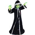 Alien-kostyme med hette for barn til Halloween S