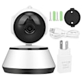 Miniatyrbillede 2 af 8: Trådløs Babymonitor Sikkerhedskamera To-vejs Intercom Babymonitor 110‑240VUS Stik Babymonitor