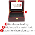 Miniatyrbilde 8 av 8: 1991, 1992, 1993, 1996, 1997, 1998 Basketball Chicago Championship Replica Bulls Champ Rings Sett med boks Gaver til fedre Ungdom Gutter Menn Gutter 23 MVP