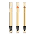 Miniatyrbillede 1 af 5: 3 stk. Dobbeltsidet highlighter øjenskyggepen øjenskygge stick perle øjenmakeup