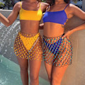 Miniatyrbillede 5 af 5: Rhinestone Bikini Kæde Sexy Sequins Mesh Body Chains Sommer Krops Smykker til Kvinder og Piger