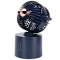 Miniatyrbillede 3 af 5: Flyvemaskine Oscillerende Mini Fan USB Opladning Bærbar Håndholdt Fan til Sommer Hjem Kontor Blå
