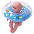 Miniatyrbild 1 av 2: Baby Simring för Spädbarn Uppblåsbar Badskyddscirkel för 1-18 Månader Blå