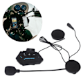 Miniatyrbild 1 av 8: Motorcykel Bluetooth Hörlurar Hjälm Bluetooth Intercom Headset med Automatisk Svarsfunktion Handsfree