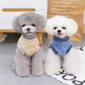 Miniatyrbilde 4 av 5: 2 Pakk Hundeklær Kjæledyr Plysj Genser Hundegenser Myk Varmt Valp Hunder Skjorte Vinter Valp Genser for Hunder Katter (Blå+Khaki)