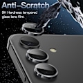 Miniatyrbild 3 av 5: Silver Samsung S24+ Plus Kamera Linsskydd Transparent one size
