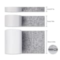 Miniatyrbild 5 av 8: 3 rullar självhäftande filt för möbler (100cm * 10cm + 100cm * 5cm + 100cm * 2cm) Klipp ut valfri form, starkt självhäftande glidmatta, för stolar,