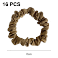 Miniatyrbilde 2 av 6: 16 stk Satin Hårbånd for Søvn Natt Scrunchie, Hårtilbehør Hårtau Hodeplagg for Kvinner
