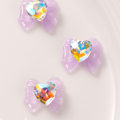 Miniatyrbild 3 av 6: 12 st Nagelprydnader Transparent Färg Rosett Nageltillbehör Resinformad Borr Nageldekorationer