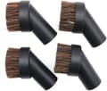 4-pack Dammsugartillbehör Mjuk Hästhårsborste Dammsugarmunstycke