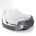 Miniatyrbilde 3 av 5: Dyrebed for katter og hunder, mykt pute, varmt hundebed, soveplass for katter, kattedekken, hundemattrasse, hundesofa, kattesofa (grå)