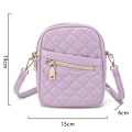 Miniatyrbild 2 av 5: Crossbodyväska för kvinnor, axelväska i läder, mobiltelefonväska, liten crossbody, justerbar axelrem, mobilväska, plånbok, handväska för kvinnor