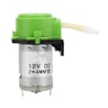 Pikkukuva 2 / 2: D-2 2*4mm DC 12V DIY Peristaltti Nesteen Pumppu Annostuspumppu Laboratorioanalytiikkaan (Vihreä)