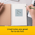 Miniatyrbilde 4 av 5: Fargepapir 400 ark, Ikke Sticky Notes lyse fargerike memo, Mini Memo Papirblokker Notatpapir