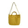 Miniatyrbilde 1 av 6: Solidfarget crossbody-veske i canvas for jenter. En skulderveske i canvas, bærbar studentveske