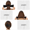 Pikkukuva 3 / 5: 4 kpl Deft Hair Bun Maker - Donitsihiusnuttura Ranskalaiseen Hiustyyliin