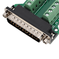 Miniatyrbild 3 av 8: 25-polig Terminalblockanslutning Signalmodul Skruvtyp PCB-terminalbräda för kommunikationsfelsökning DB25‑G2 Hankontakt