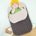 Miniatyrbillede 5 af 5: Baby Piger Drenge Wrap Swaddle Tæpper Nyfødt Spædbarn Strik Blød Modtagelse Tæpper